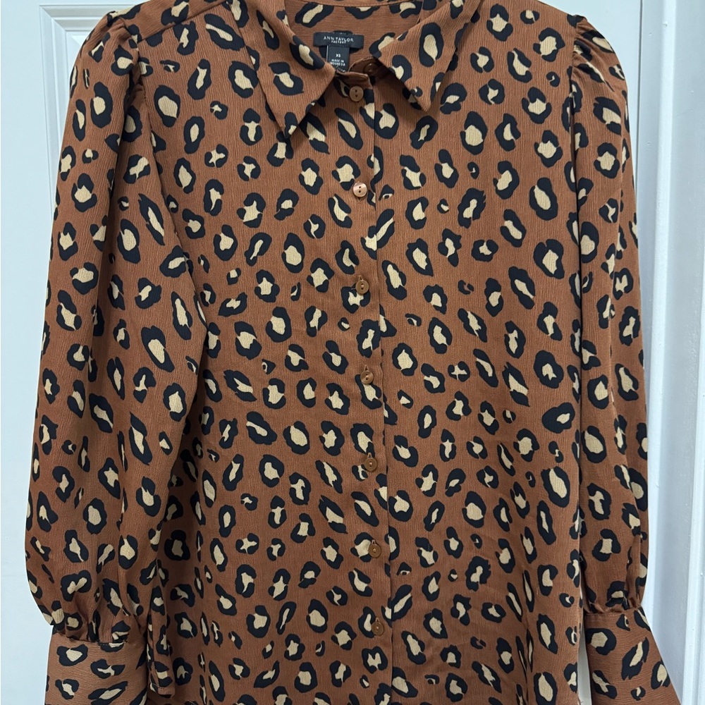 Leopard Print Blouse